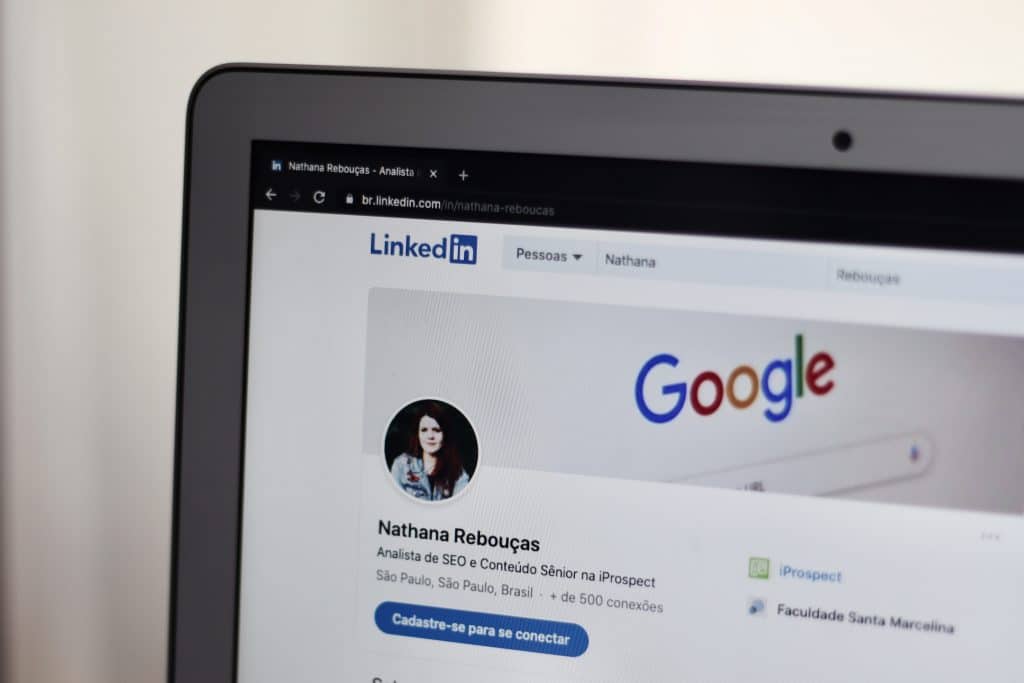 profil linkedin nathana Rebouças