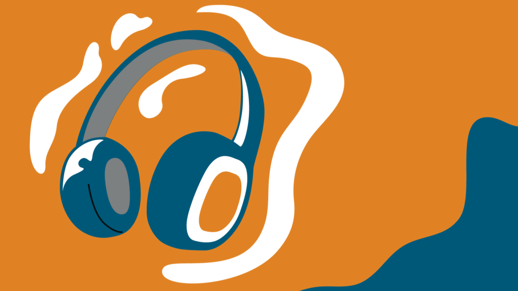 image d'un casque pour écouter des podcast